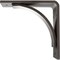 Ekena Millwork Morris Steel Bracket, Hammered Dark Bronze 3"W x 6"D x 6"H BKTM03X06X06MOHDB - alternate 9